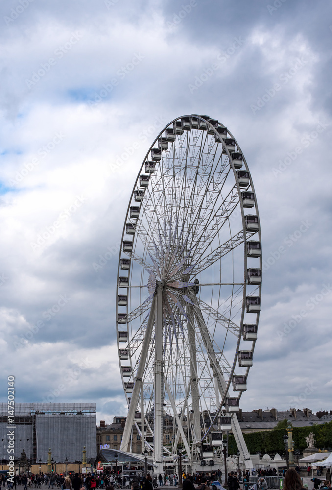 Ferris wheel in Paris,France