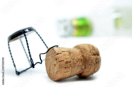 Cork from champagne bottle