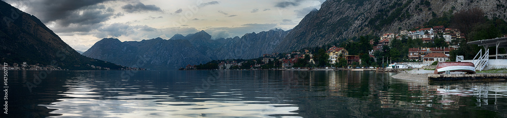Bay of Kotor panoramic view, Montenegro
