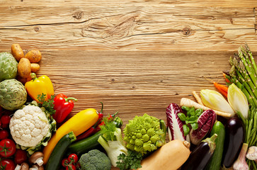 Organic food background