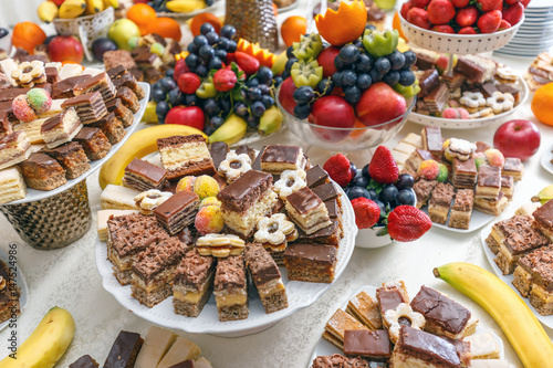 Fotografie Dessert table for a party