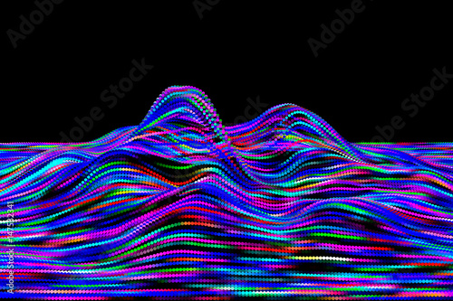 Abstract striped landscape....