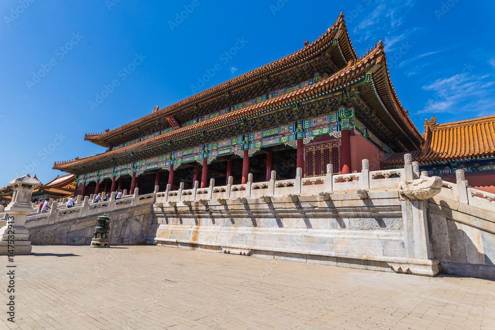 Fototapeta premium Gate of Supreme Harmony (Taihemen) Front 1