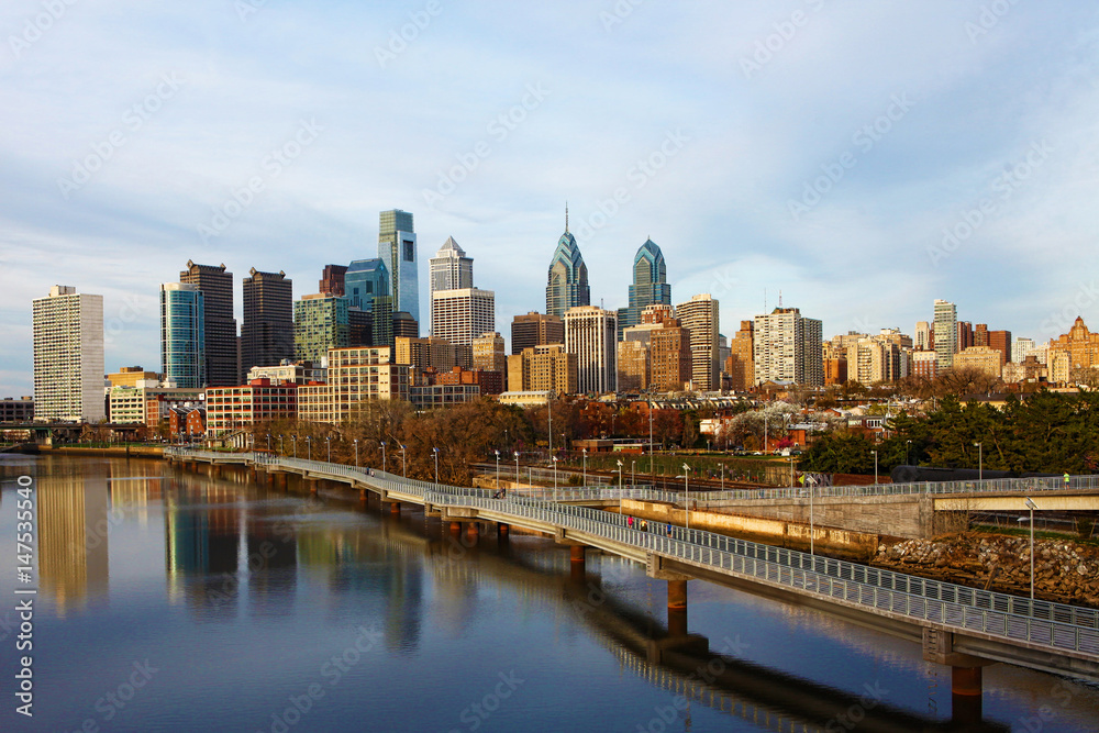 View of the Philadelphia city center