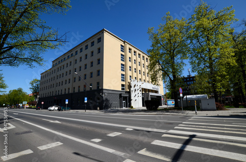 Obraz na płótnie Municipal Office in Gliwice, Poland w salonie