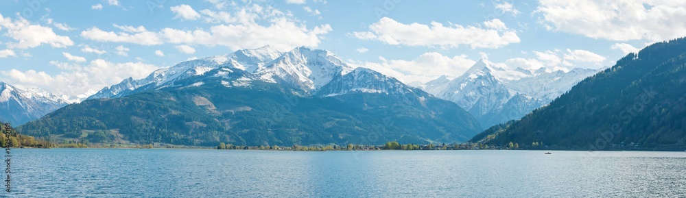 Summer panorama of Zell am See