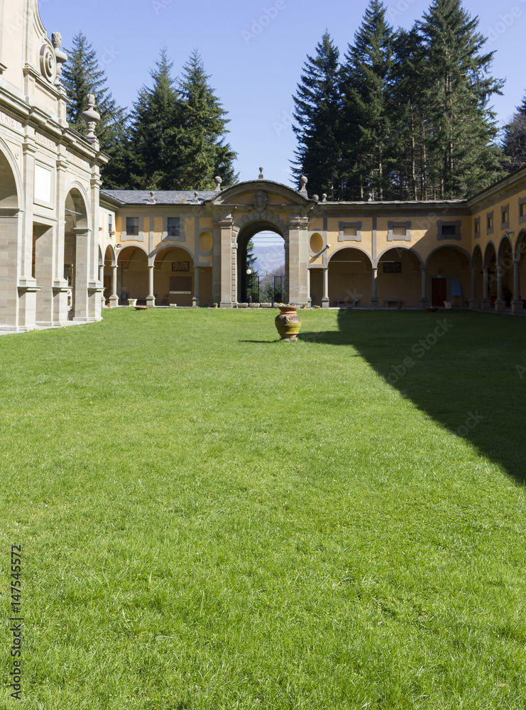 ancient monastery of borgo di rio italy