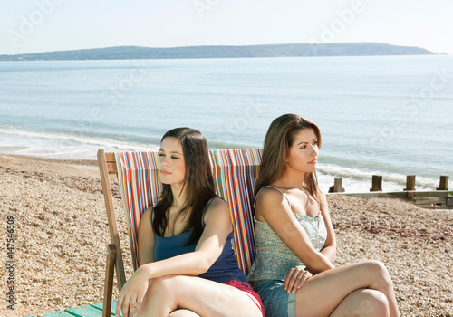 Women having a tiff