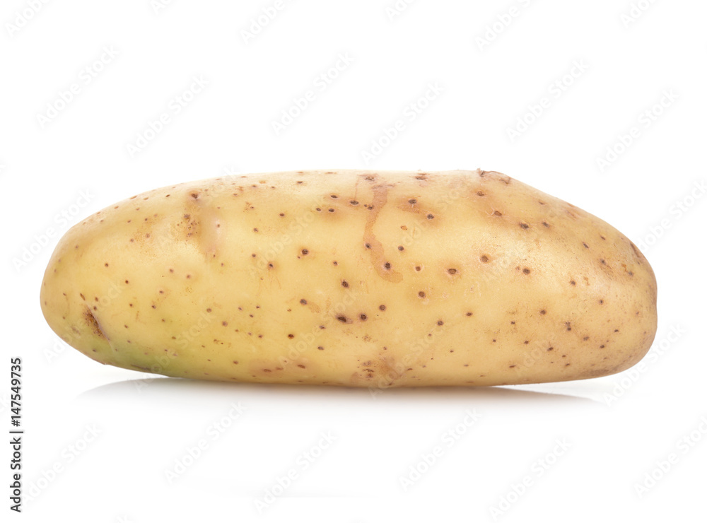 Potatoes isolated on white Potatoes isolated on white