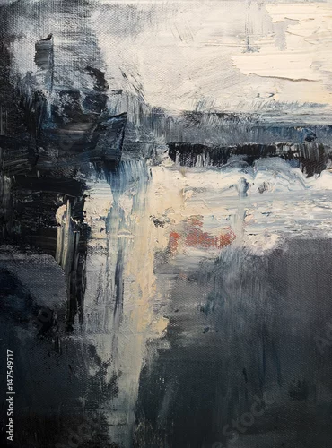 Obraz Abstrakcyjny obraz olejny