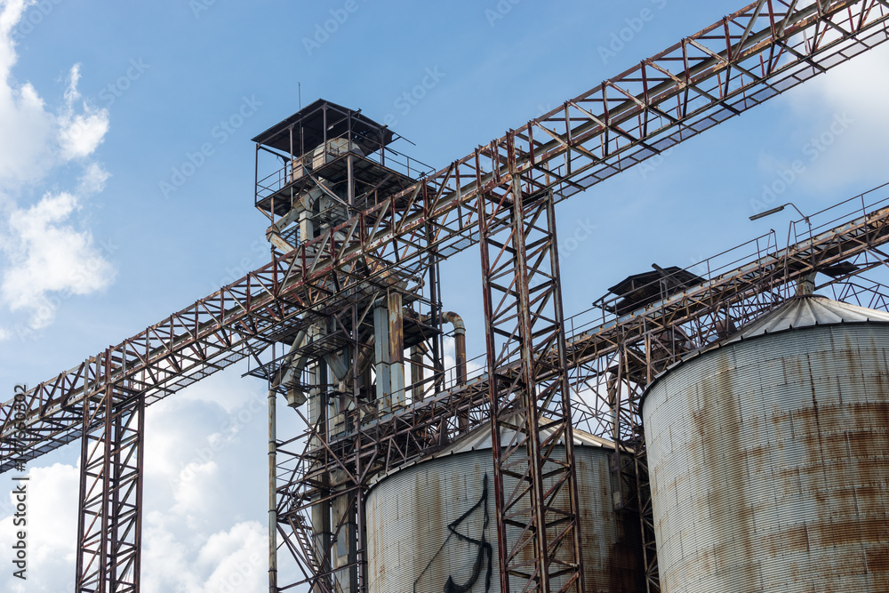 Abandon Silo of Factory