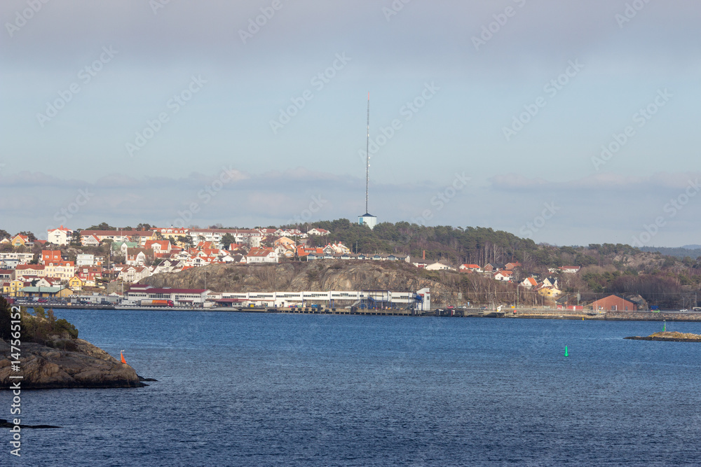 The city of Stromstad in vastra Gotaland county in western Sweden.