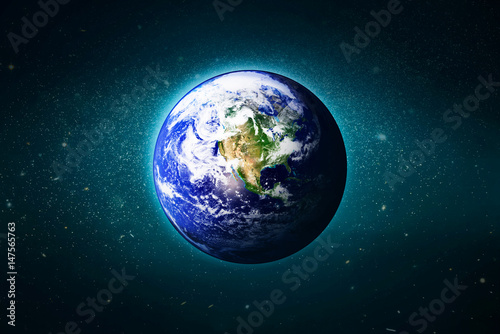 Fototapeta Naklejka Na Ścianę i Meble -  The Earth in the galaxy, Elements of this image furnished by NASA
