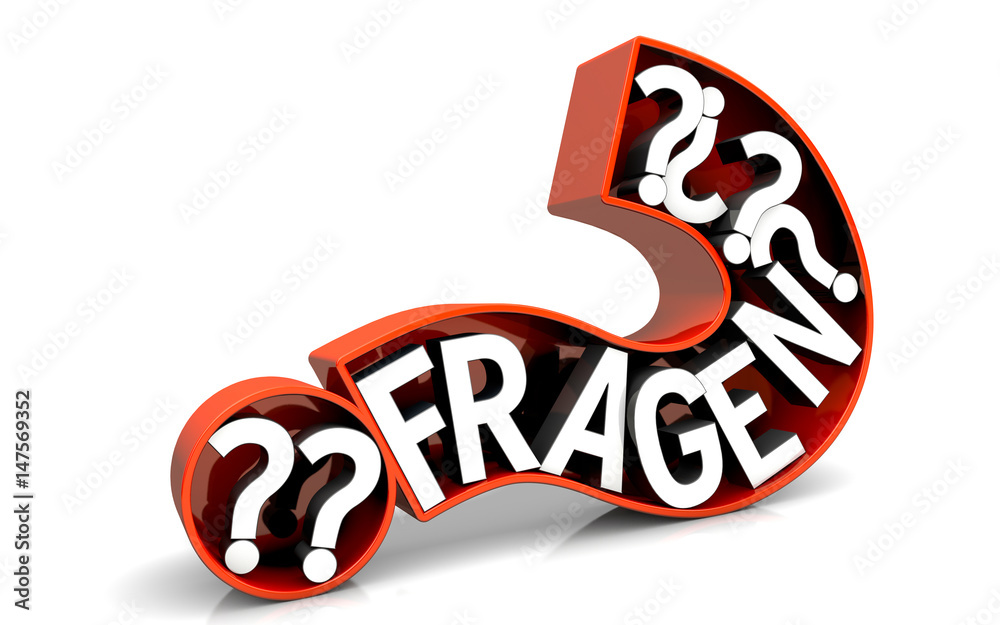 Fragezeichen 3D Stock Illustration Adobe Stock