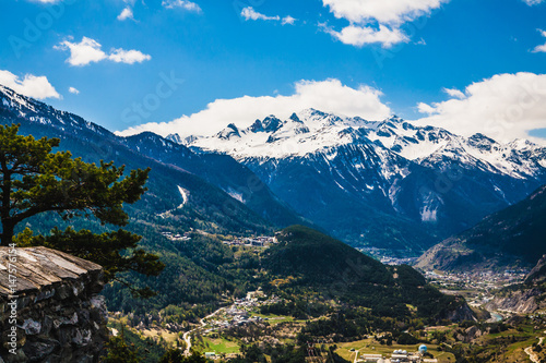 Landscape in Alps