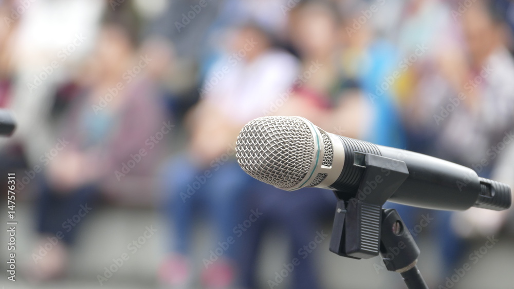 microphone with the nature performance background microphone with the nature performance background