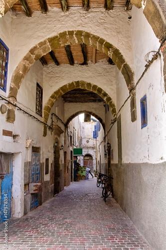 Rue d Essaouira au Maroc