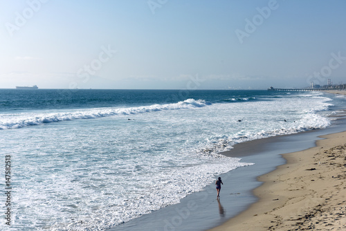 beautiful view of the manhattan beach