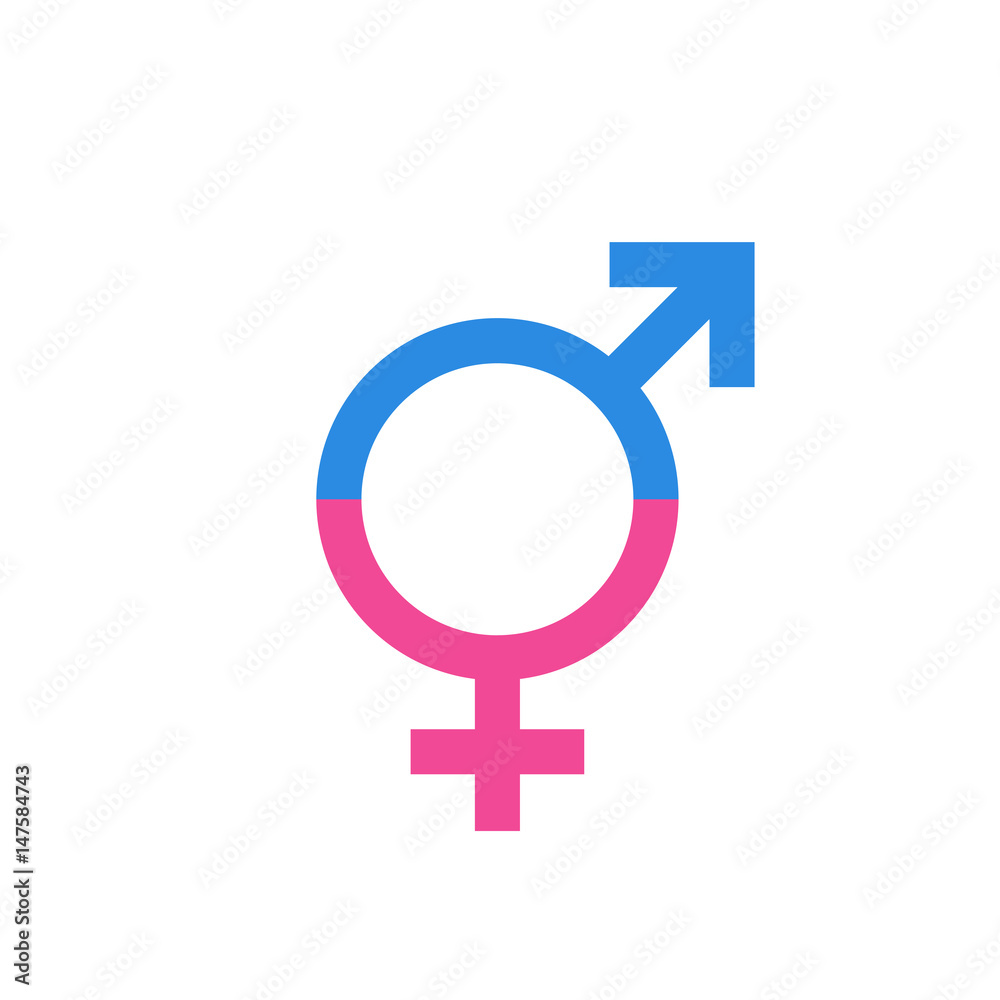 Gender equal sign vector icon. Men and woomen equal concept icon. Gender equal sign vector icon. Men and woomen equal concept icon.