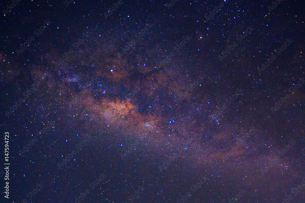 Milky way galaxy with stars and space dust in the universe Milky way galaxy with stars and space dust in the universe