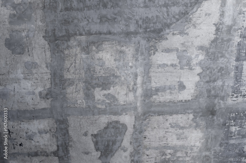 Dark grey cracked concrete texture for background