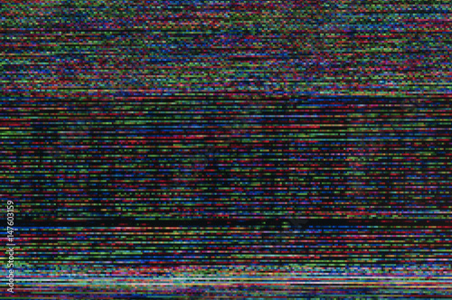Digitale Stoerung / Abstrakter Hintergrund einer digitalen Stoerung.