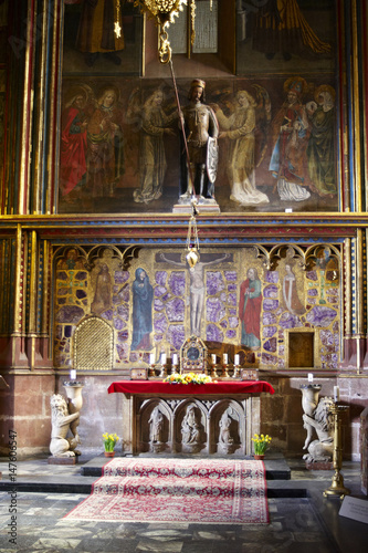 St. Wenceslas Chapel inside Saint Vitus's Cathedral, Prague, Czech Republic