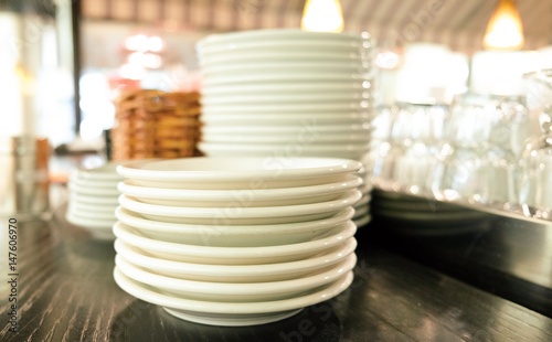Plates and for restaurants