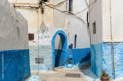 old door in rabat  morocco © luisapuccini