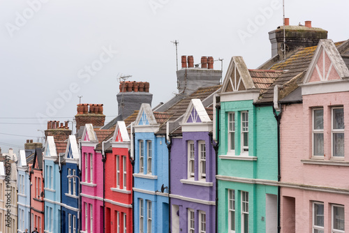 Maisons colorés dans Blaker Street à Brighton