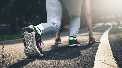 Women do if they prepare to run to exercise.