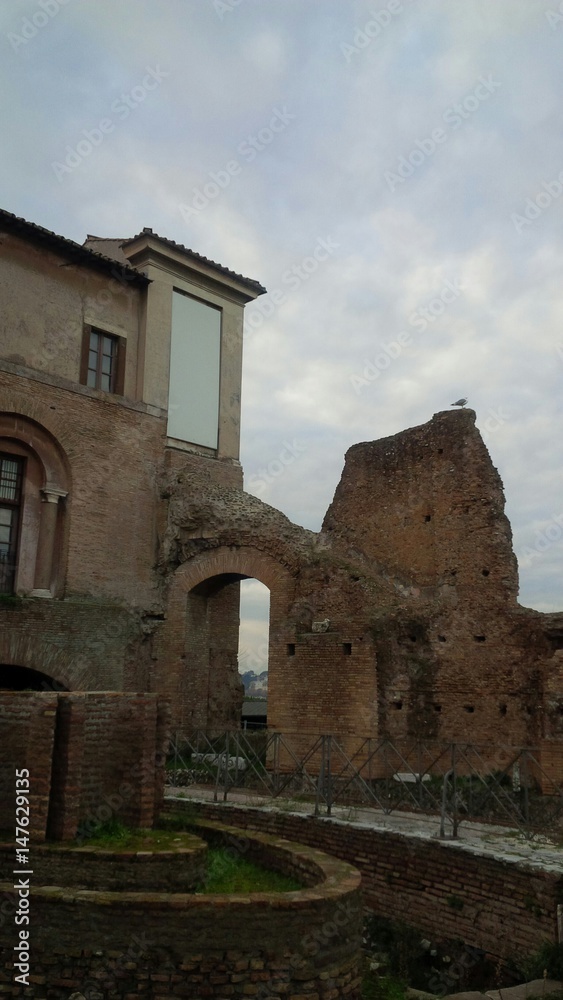 rovine romane sul colle Palatino