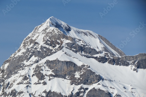 Auvergne-Rhone-Alpes - Savoie - Flumet - Vue sur le Mont Charvin