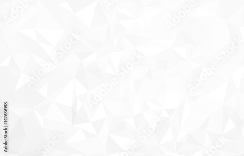 Vector abstract  white triangles background.
