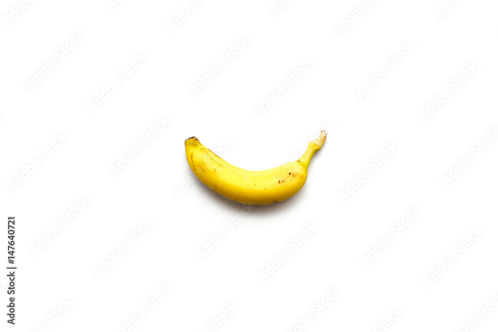 Bananas on white background
