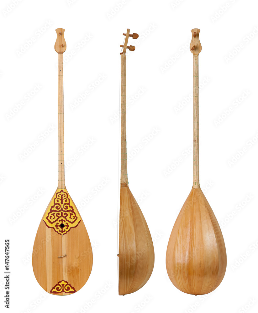 Dombra a stringed musical instrument, the national musical instrument of  the Kazakhs Stock Photo | Adobe Stock