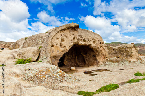 Georgian rock cave city Uplistsikhe in Georgia