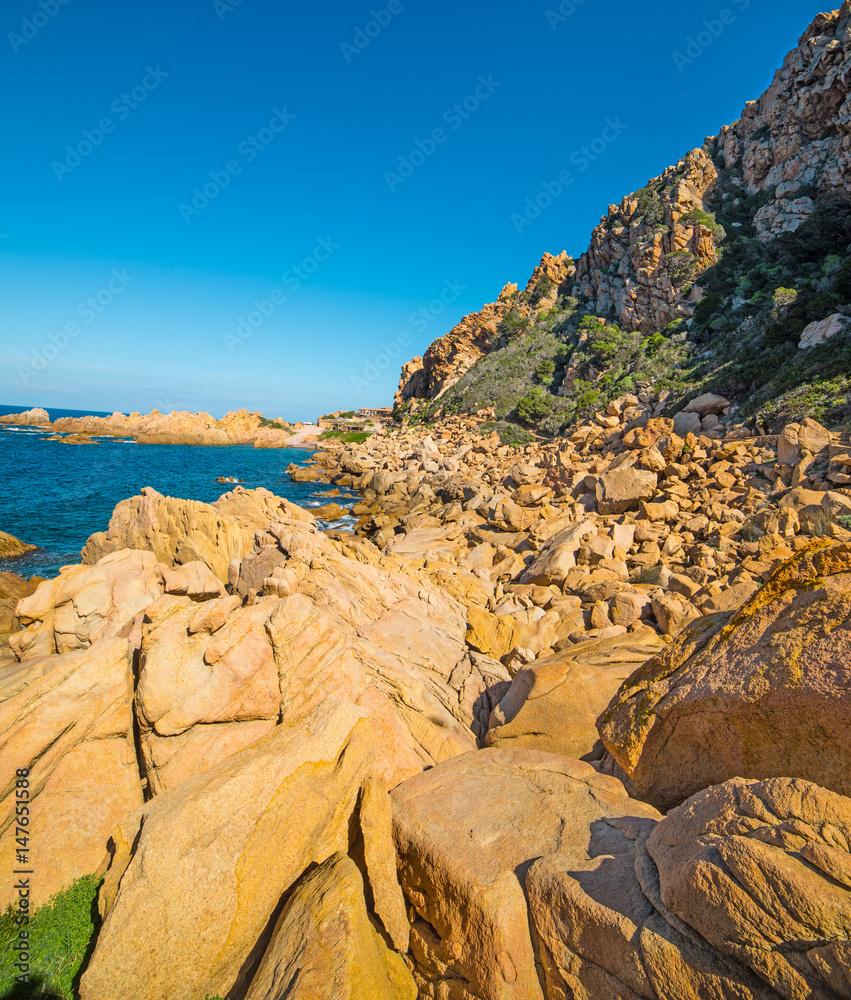Scenic shore in Sardinia