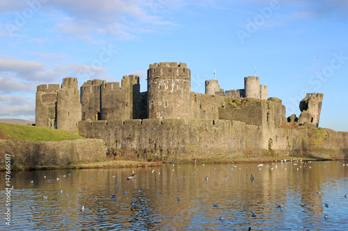 Caerphilly Castle  Wales
