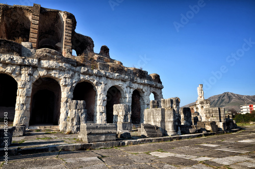 The Roman Amphitheater of Capua. Italy