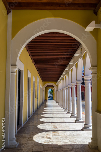 Arches in Campeche  Mexico