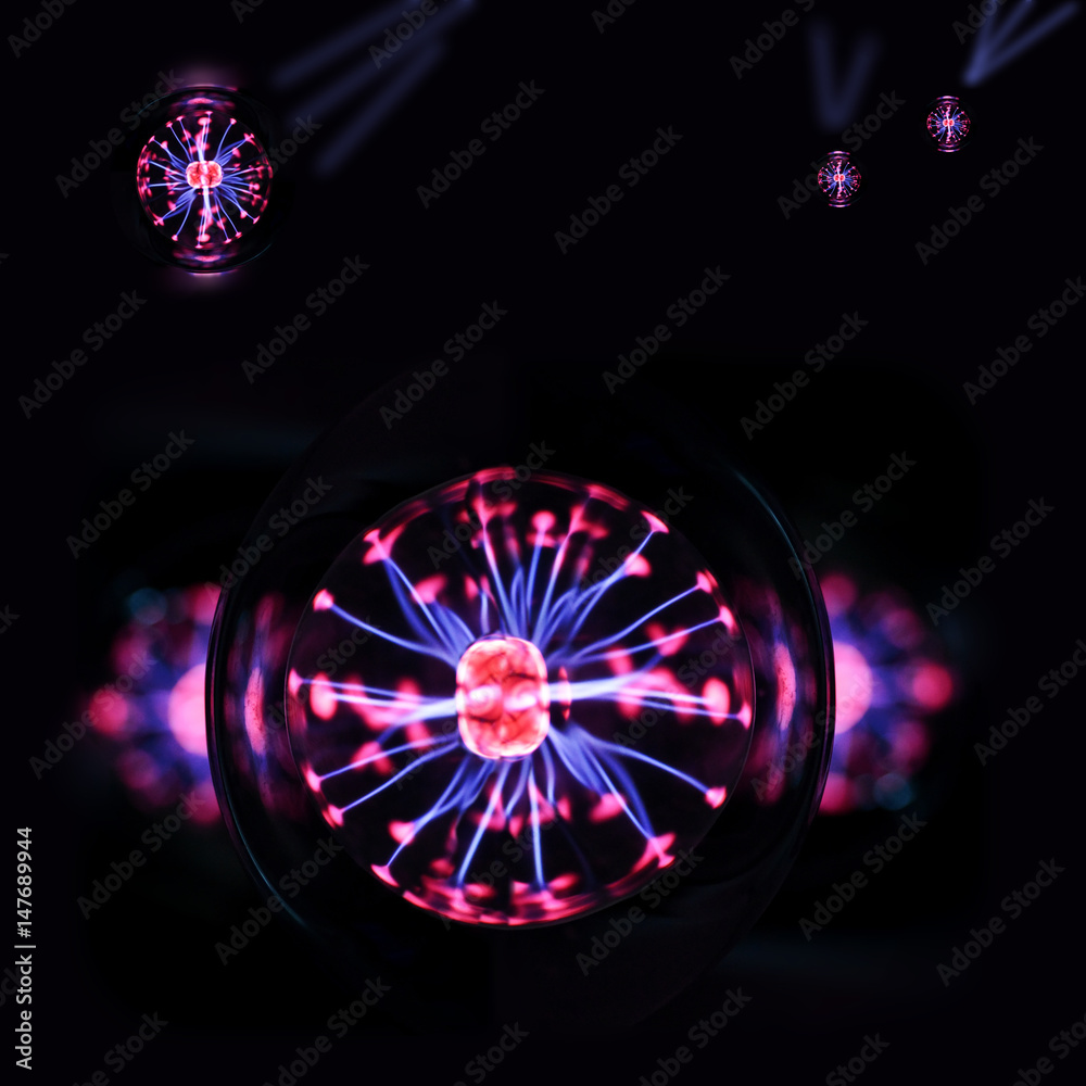 Electricity fire ball.