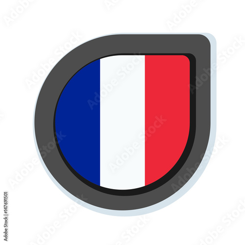 Free Download France button illustration - GFXLoad