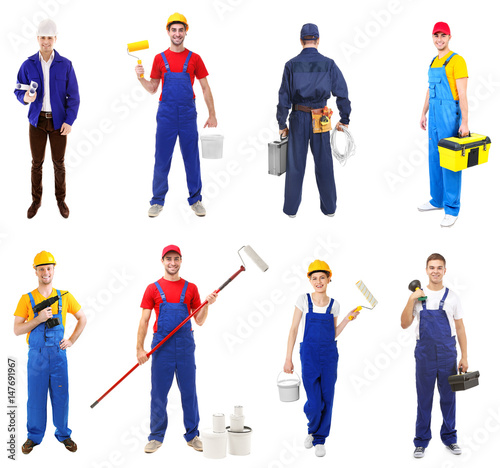 Workers of different profes...