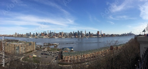 Manhattan skyline as seen from Weehawken photo