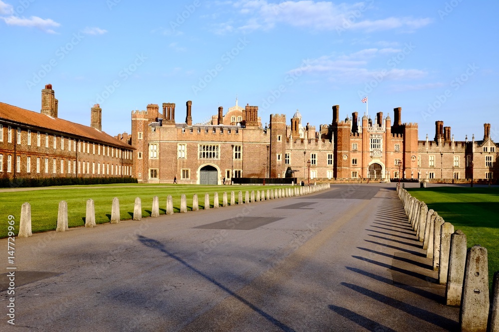 L'entrée de Hampton Court Palace