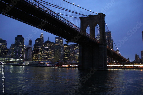 Brooklyn Bridge at dawn