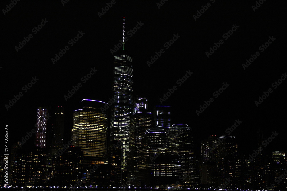 Obraz premium New York skyline at night