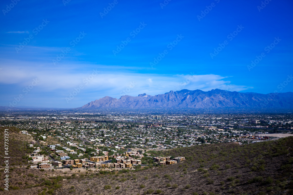 Tucson, Arizona View from Mountains
