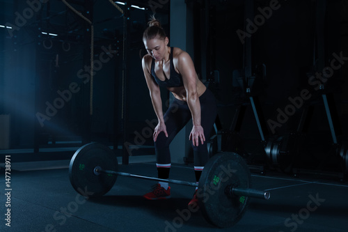 gym hard training woman